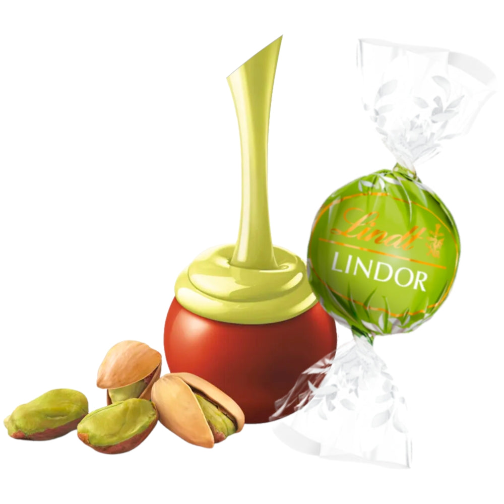 Lindt Lindor Pistachio Milk Chocolate Truffles