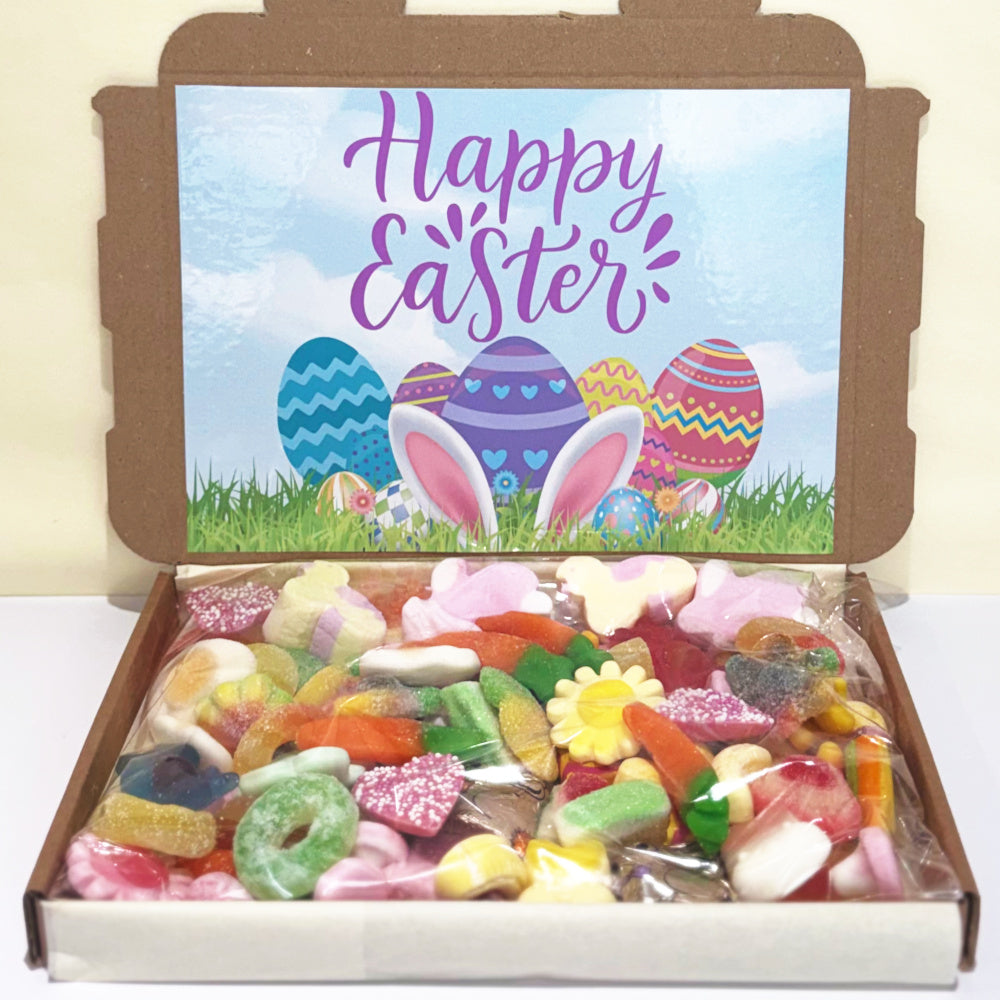 Purple Easter Eggs Sweet Box