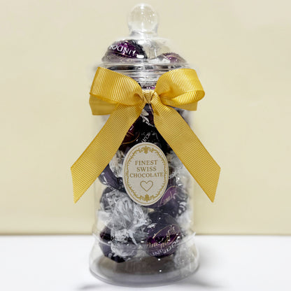 Lindt Shortbread Milk Chocolate Truffles in a Victorian Jar