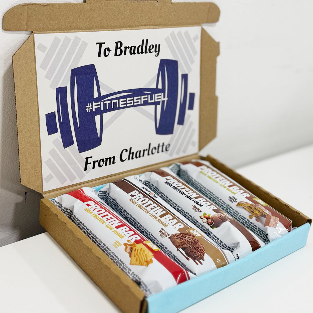 Personalised Per4m Protein Bars Gift Box for Men