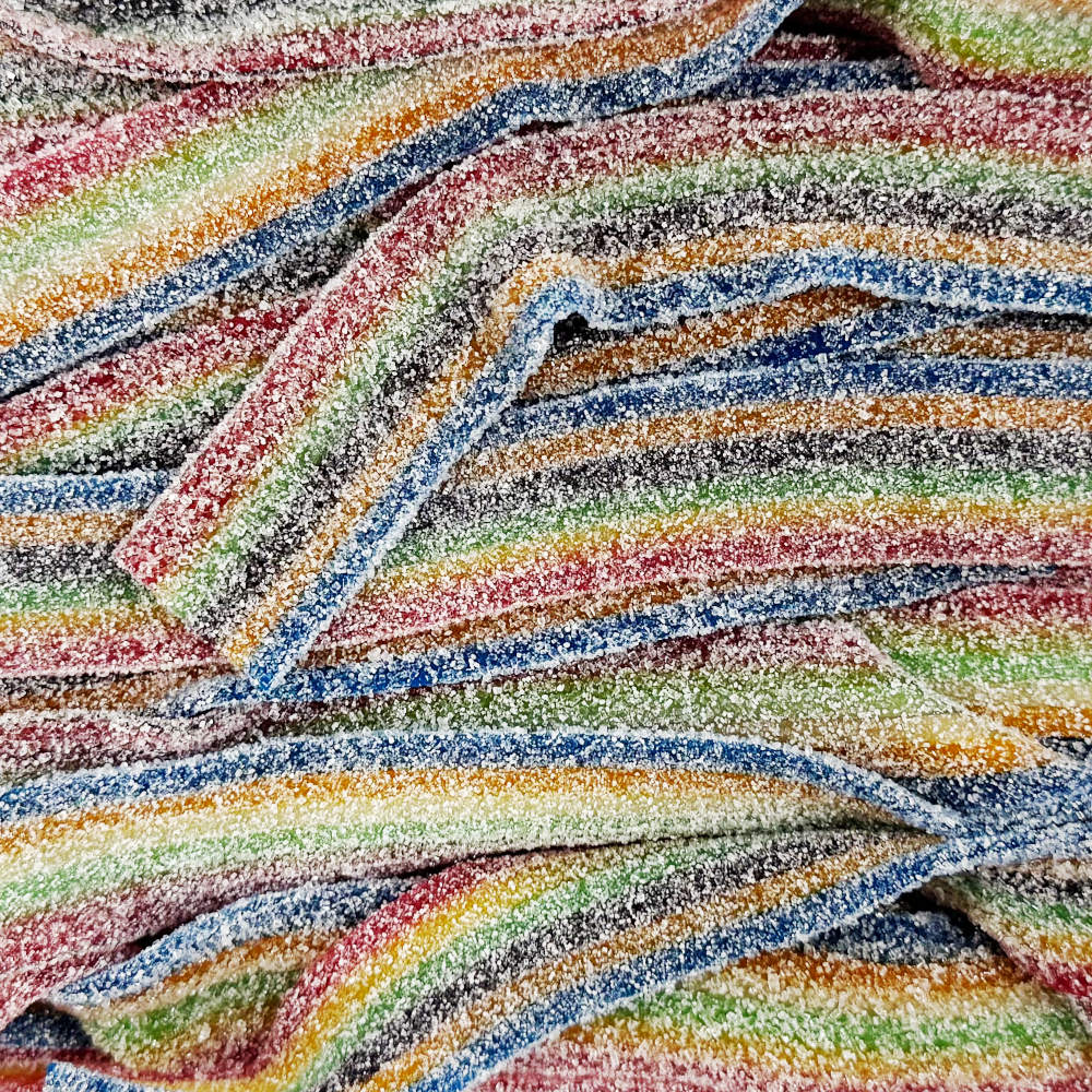 Rainbow Liquorice Belts Candy