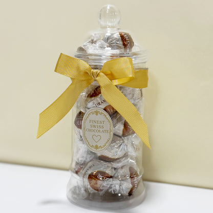 Lindt Tiramisu Milk Chocolate Truffles in a Victorian Jar