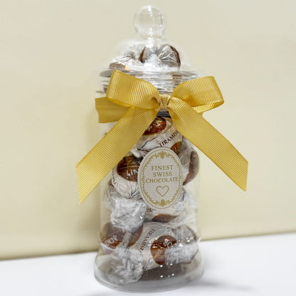 Lindt Tiramisu Milk Chocolate Truffles in a Victorian Jar