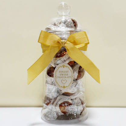 Lindt Tiramisu Milk Chocolate Truffles in a Victorian Jar