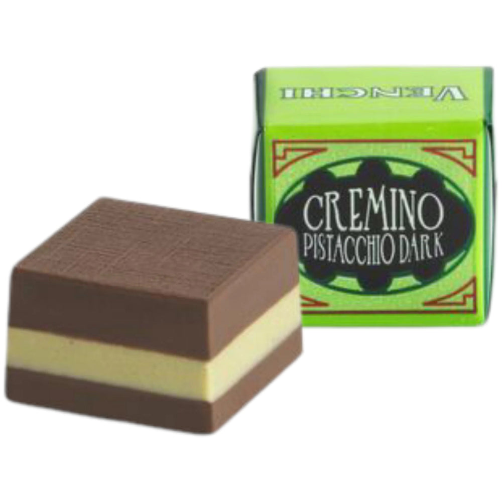 Venchi Cremino Pistachio Dark Chocolate Cube