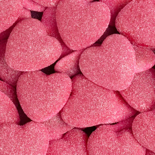 Jelly Filled Strawberry Hearts Candy