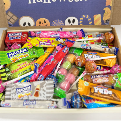 Purple Happy Halloween Wrapped Sweets Box