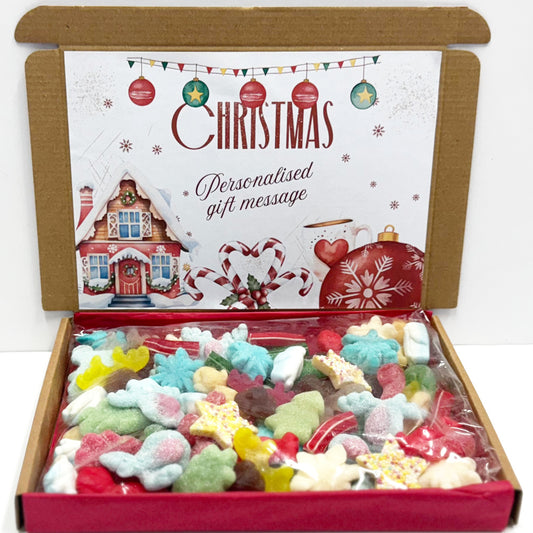 Personalised Christmas Baubles Sweet Box