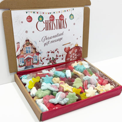 Personalised Christmas Baubles Sweet Box