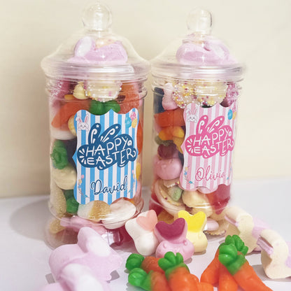 Personalised Easter Victorian Retro Sweets Jar
