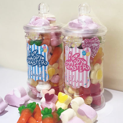 Personalised Easter Victorian Retro Sweets Jar