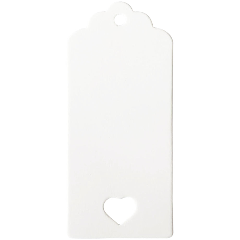 White gift tag