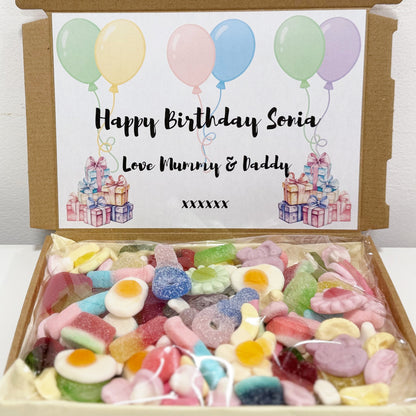 Personalised Birthday Sweets Gift Box