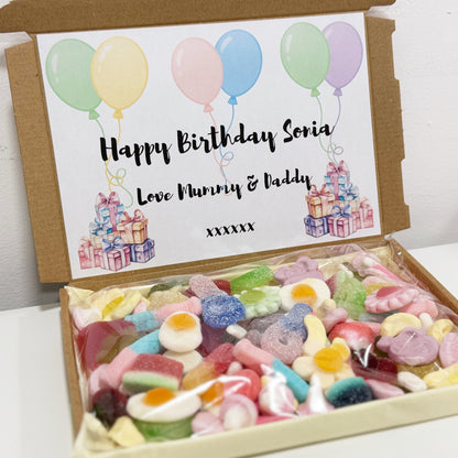 Personalised Birthday Sweets Gift Box