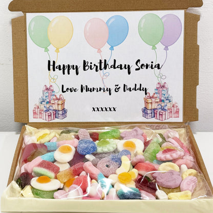 Personalised Birthday Sweets Gift Box