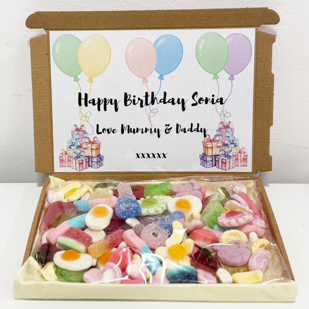 Personalised Birthday Sweets Gift Box
