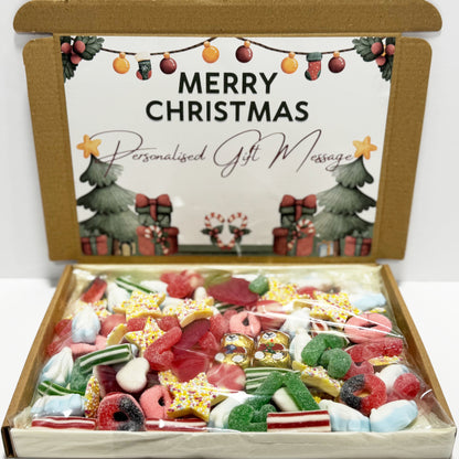 Personalised Christmas Lights and Gifts Sweet Box