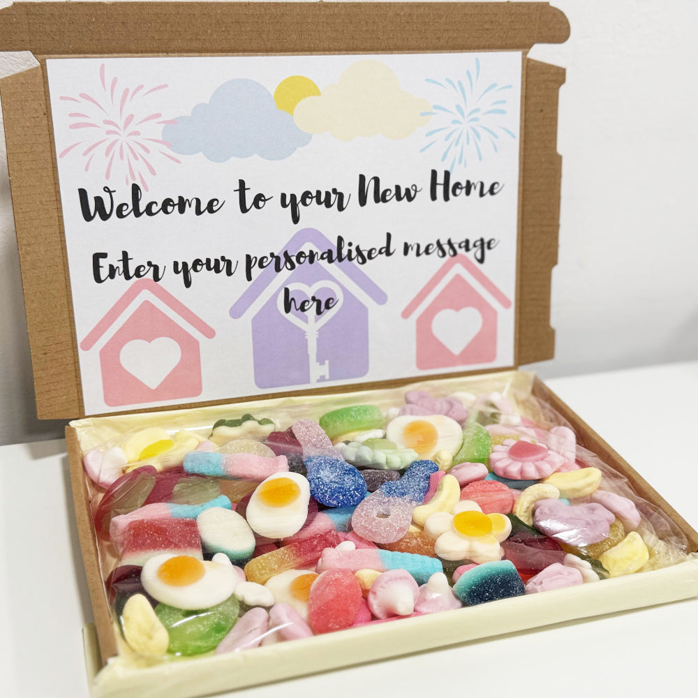 Personalised New Home Housewarming Gift Sweet Box