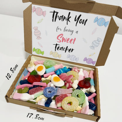 Personalised Sweet Teacher Sweets Gift Box